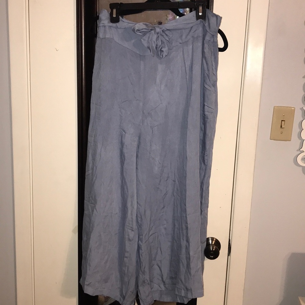 Chambray Ankle Pant